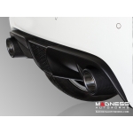 FIAT 500 Custom Carbon Fiber Exhaust Tips by MADNESS (2) - Carbon Fiber -  2.5" ID